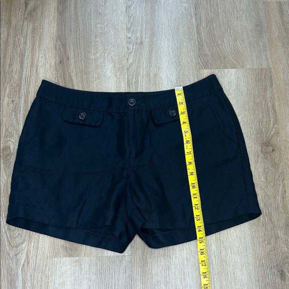 Banana Republic Black Button-Flap Shorts - Picture 2 of 8